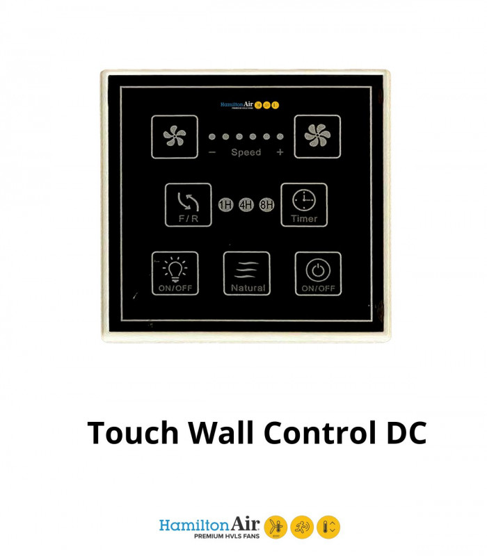 Wall Control DC with 5 speed Hamilton Air