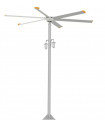 Outdoor ceiling fan with pole AIRPOLE (3.0m)