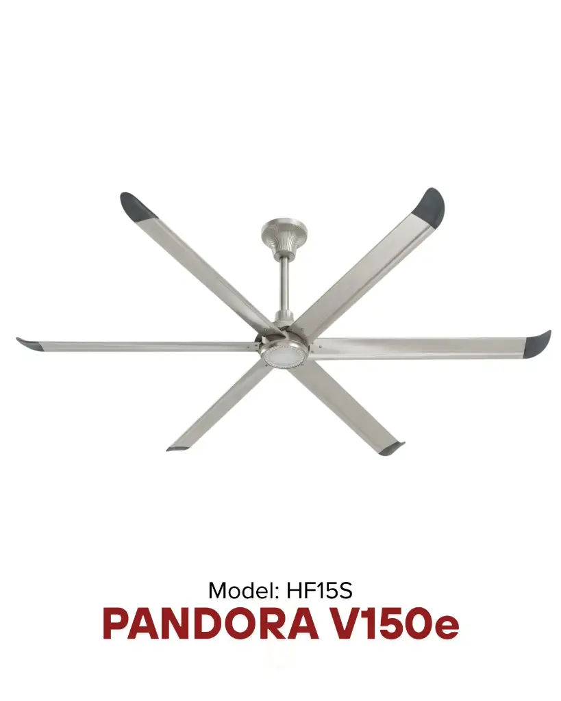 Pandora V150e Ø 1.5m Brushed Aluminium